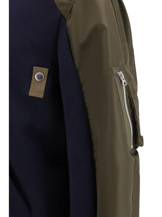 26SS 사카이 후드 티셔츠 2603948M 233 MULTICOLOUR - SACAI