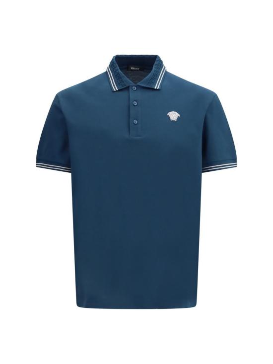 26SS 베르사체 긴팔 셔츠 10139101A09860 1UO60 BLUE