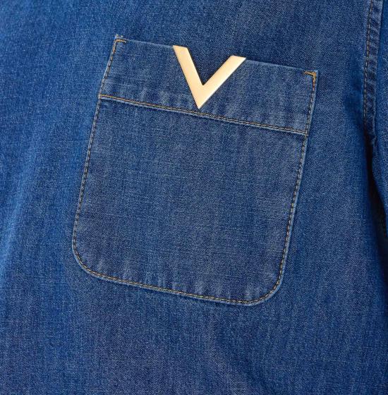 26SS 발렌티노 가라바니 셔츠 DB03L9YA 558 Blue - VALENTINO GARAVANI