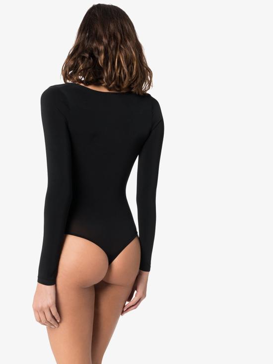 26SS 월포드 바디수트 티셔츠 78055 7005 Black - WOLFORD