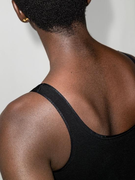 26SS 월포드 바디수트 티셔츠 75086 7005 Black - WOLFORD