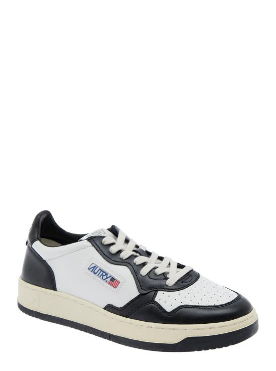 26SS 오트리 메달리스트 로우 스니커즈 AULMWB01WHTBLK Black