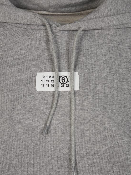 26SS MM6 메종마르지엘라 코튼 후디드 스웨트셔츠 S52GU0235M25025 853M GRIGIO - MM6 MAISON MARGIELA
