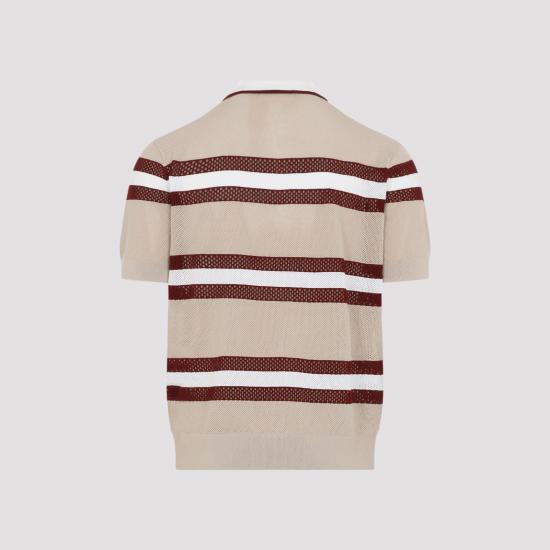 26SS 드리스 반 노튼 폴로 티셔츠 2610212183701 103 BEIGE - DRIES VAN NOTEN