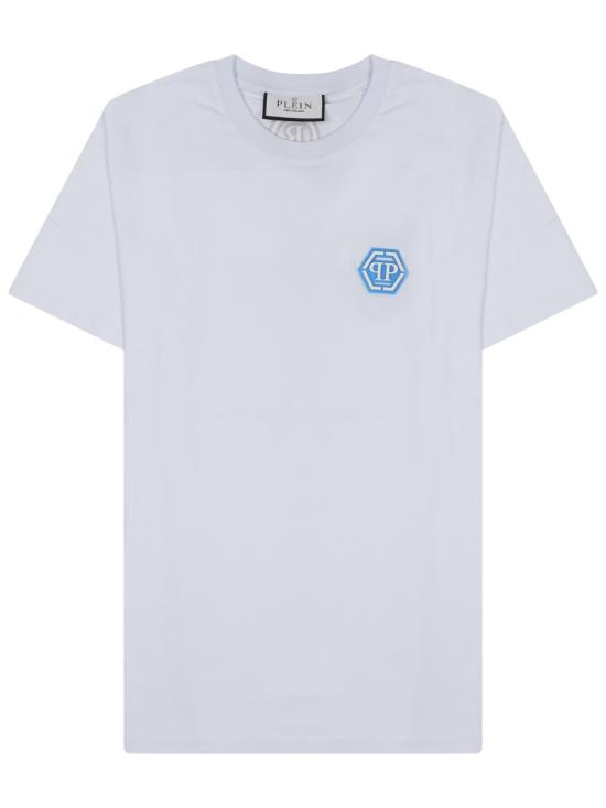 25SS 필립 플레인 반팔 티셔츠 PAECMTK8109 PJY002N01 WHITE