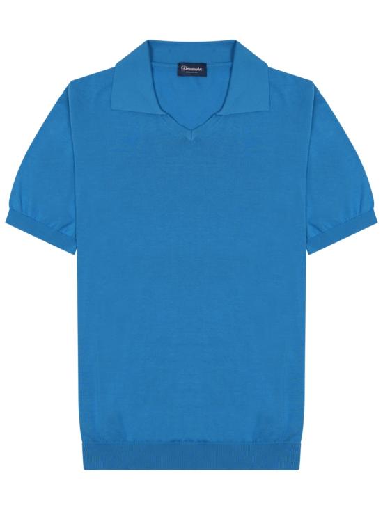 25SS 드루모어 폴로 티셔츠 D0GN146 743 AZURE