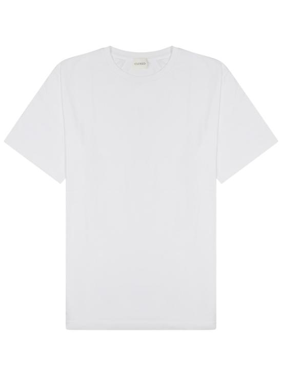 25SS 클로즈드 반팔 티셔츠 C8558840M22 200 WHITE