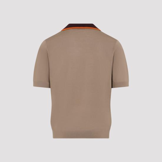26SS 드리스 반 노튼 폴로 티셔츠 2610212103716 102 CAMEL - DRIES VAN NOTEN