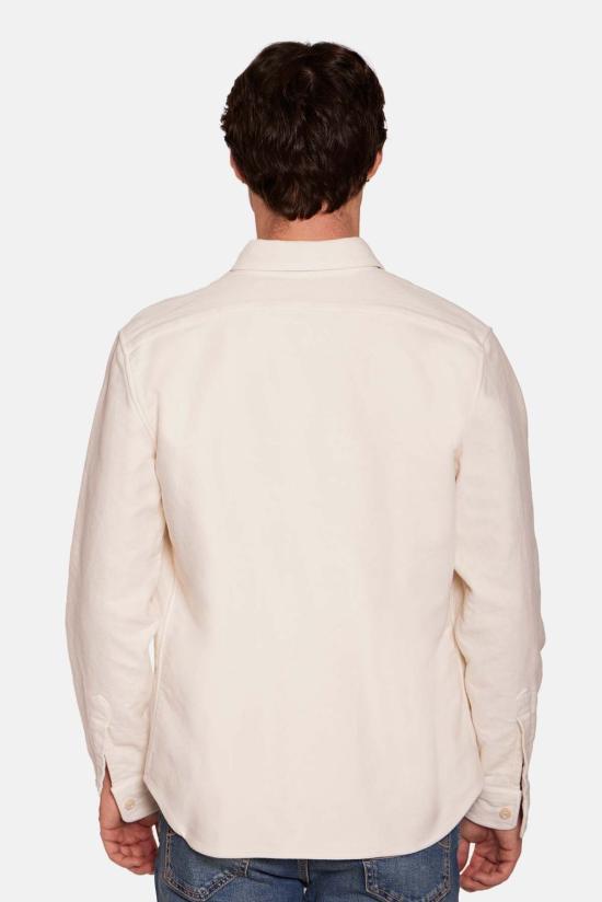  아스페시 긴팔 셔츠 헤비 트윌 오버셔츠 셔츠 아이보리 - ASPESI