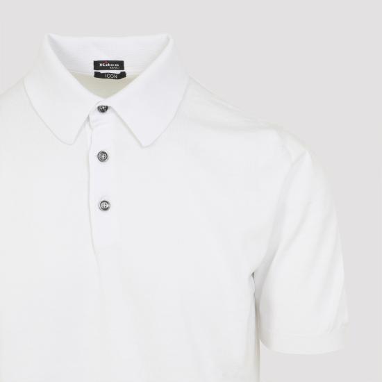 26SS 키톤 폴로 티셔츠 UMKXX3340C014 BIANCO - KITON