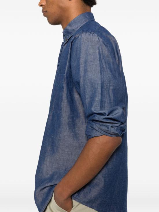 26SS 바레나 데님 셔츠 CAU54653170 150 Blue - BARENA