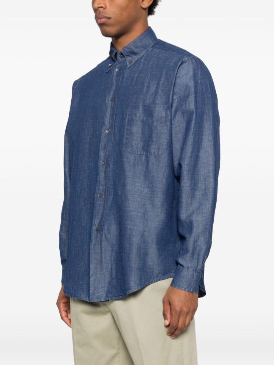 26SS 바레나 데님 셔츠 CAU54653170 150 Blue - BARENA