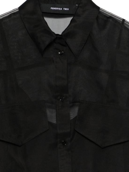 26SS 페데리카 토시 셔츠 41108409 29 Black - FEDERICA TOSI