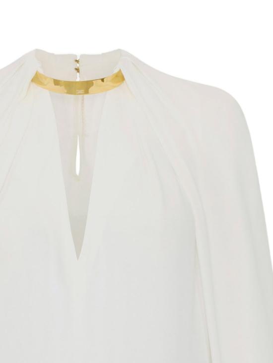 26SS 엘리자베타프랜치 셔츠 CA12961E2 360 White - ELISABETTA FRANCHI