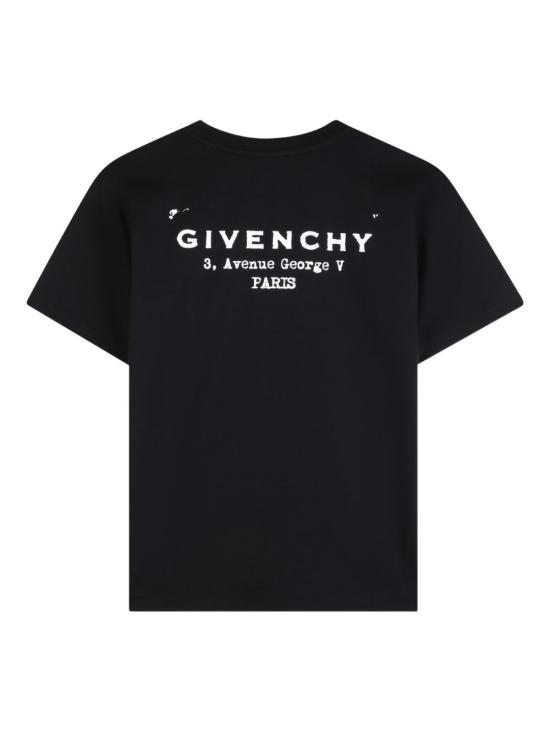 26SS [키즈] 지방시 티셔츠 H31075 09B Black - GIVENCHY