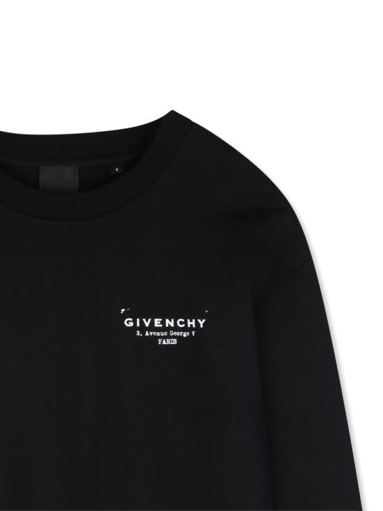 26SS [키즈] 지방시 트레이닝 상의 H31098 09B Black - GIVENCHY