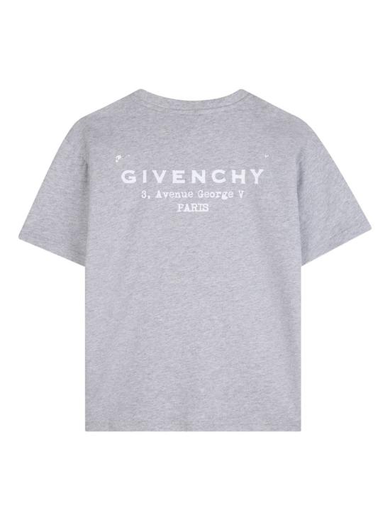 26SS [키즈] 지방시 티셔츠 H31075 A01 Grey - GIVENCHY