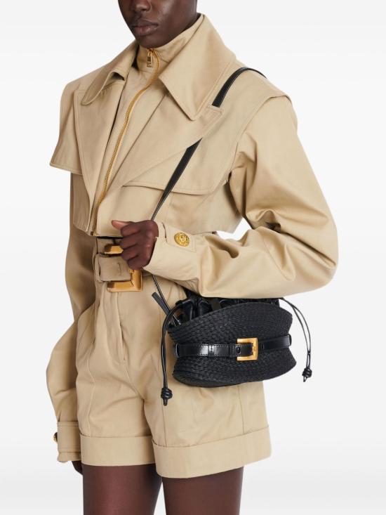 26SS 발망 토트백 GN1DP017TFRF 0PA Black - BALMAIN