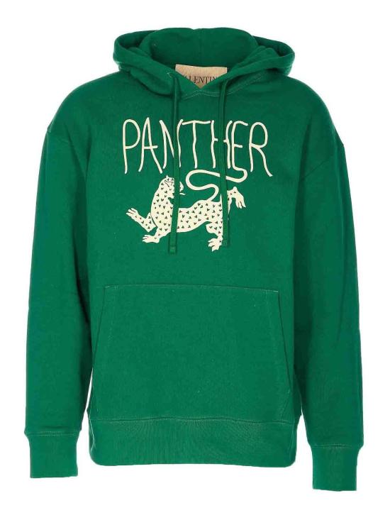 26SS 발렌티노 가라바니 후드 티셔츠 MF28NBC6C9C Green