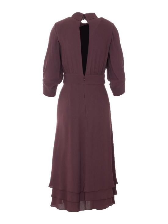  엘리자베타프랜치 미디 스커트 AB92361E2644 Brown - ELISABETTA FRANCHI