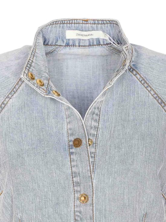 26SS 짐머만 셔츠 7247TC26 Blue - ZIMMERMANN