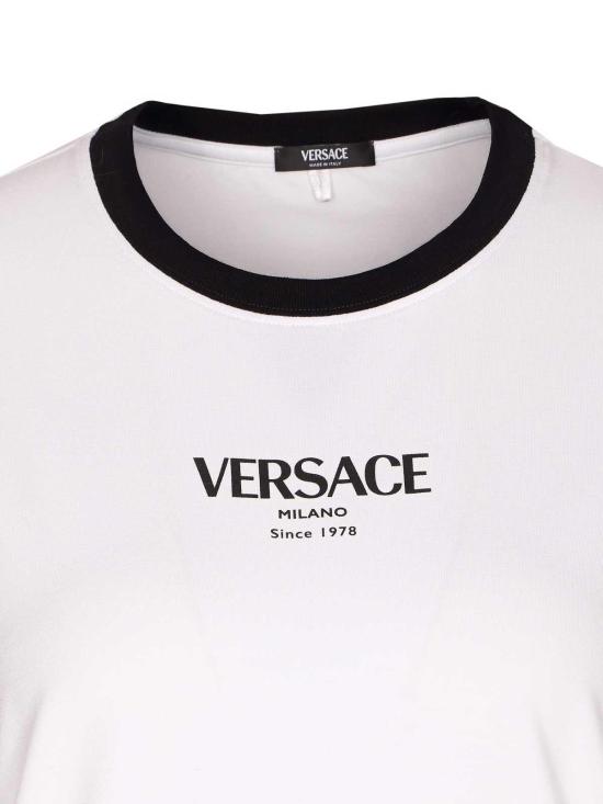 26SS 베르사체 반팔 티셔츠 10226561A166852W020 White - VERSACE