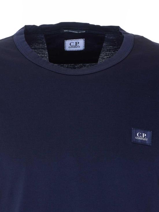 26SS 씨피 컴퍼니 반팔 티셔츠 20CMTS113A006374G888 Blue - C.P. COMPANY