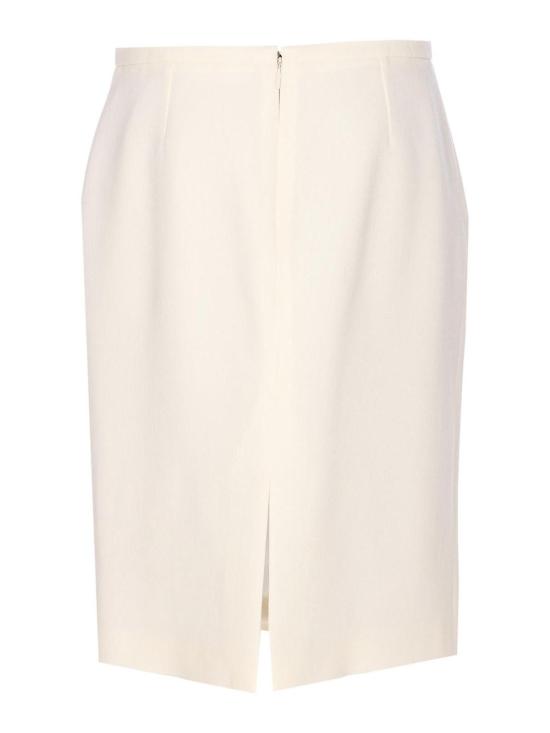 26SS 베르사체 미디 스커트 10230581A127891W010 White - VERSACE