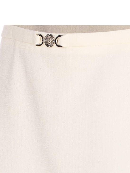 26SS 베르사체 미디 스커트 10230581A127891W010 White - VERSACE