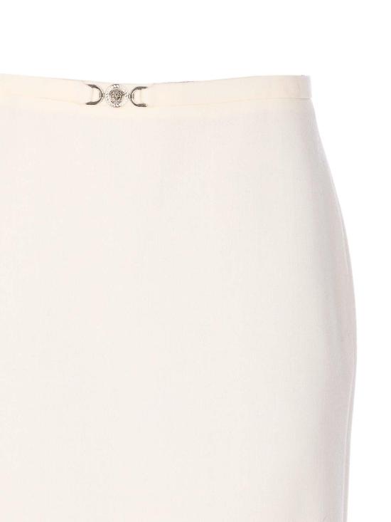 26SS 베르사체 미디 스커트 10230581A127891W010 White - VERSACE