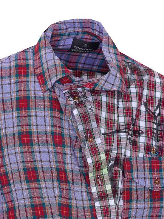 26SS 비비안웨스트우드 긴팔 셔츠 35010022C007LO101 Multicolour - VIVIENNE WESTWOOD