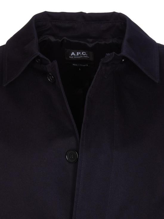  아페쎄 트렌치 코트 COZBAH01103IAK Blue - A.P.C.
