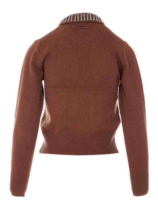 25FW 핑코 긴팔 티셔츠 105530A2S4L81 Brown - PINKO