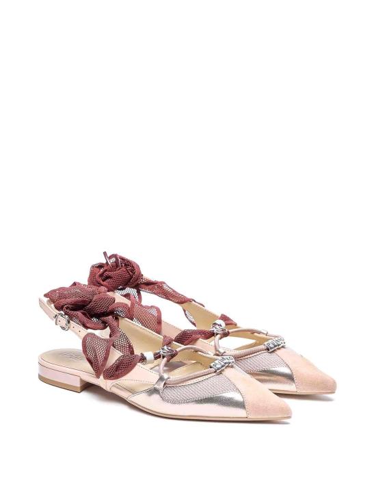 26SS 핑코 플랫 슈즈 SD0547P003W4E Nude Neutrals - PINKO