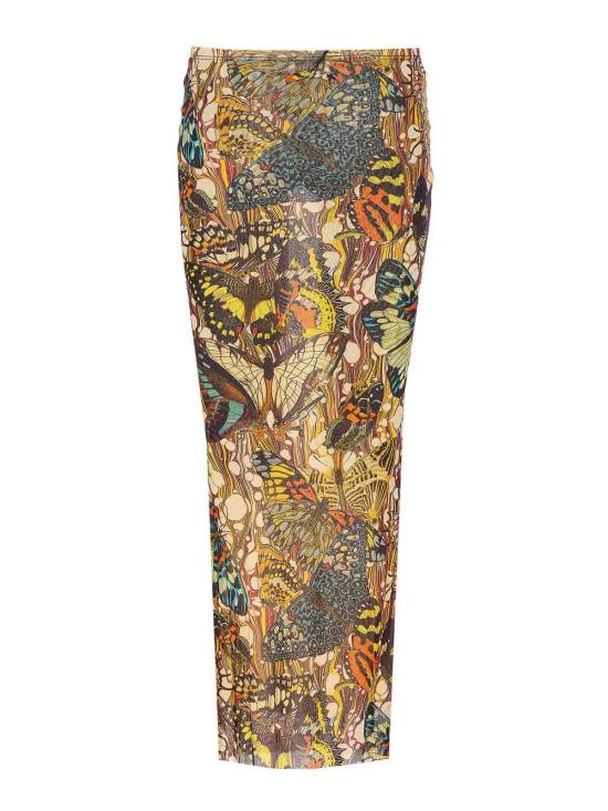 26SS 장 폴 고티에 미디 스커트 SK041M020P1090 Yellow - JEAN PAUL GAULTIER