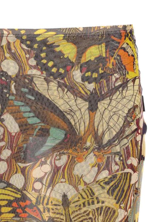 26SS 장 폴 고티에 미디 스커트 SK041M020P1090 Yellow - JEAN PAUL GAULTIER