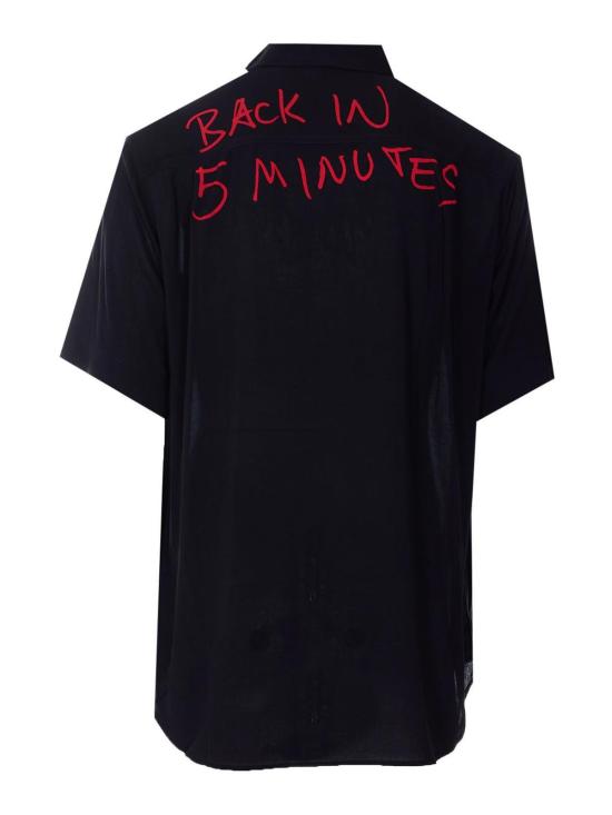 26SS 비비안웨스트우드 반팔 셔츠 2401004KW01CMN401 Black - VIVIENNE WESTWOOD