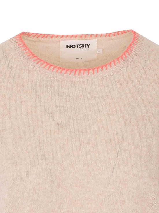 26SS 낫샤이 긴팔 티셔츠 NF1A002WSC010 Beige - NOT SHY