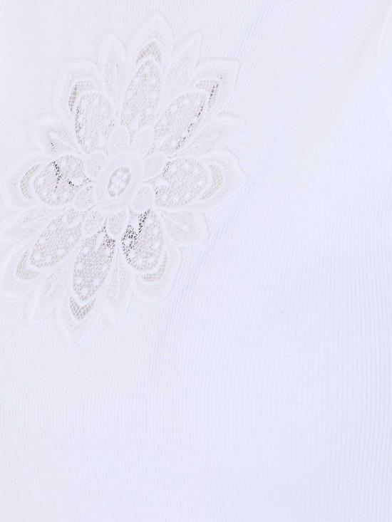 26SS 트윈셋 민소매 티셔츠 261TP209000001 White - TWINSET