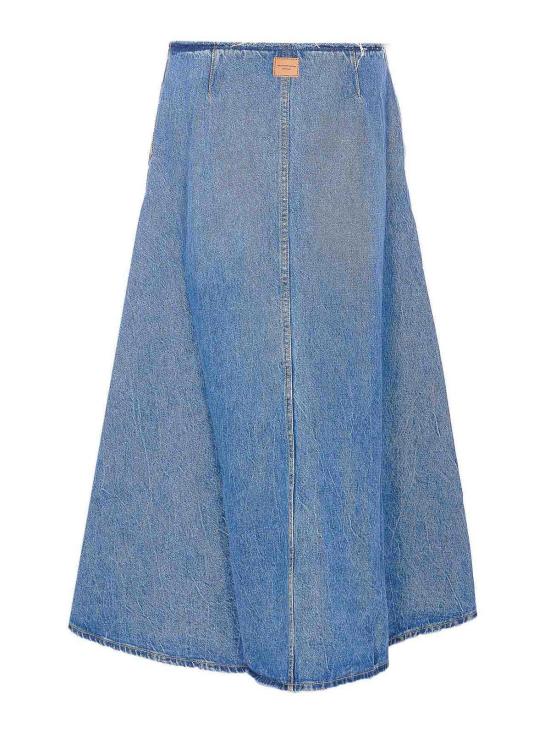 26SS 알렉산더 왕 미디 스커트 4DC1265958400C Blue - ALEXANDER WANG