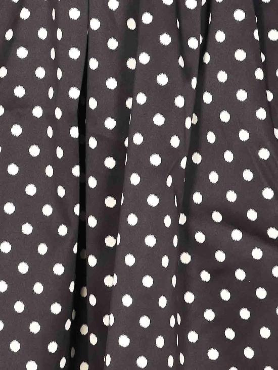 26SS 가니 폴카 도트 새틴 미니 드레스 A1030193099 Black - GANNI