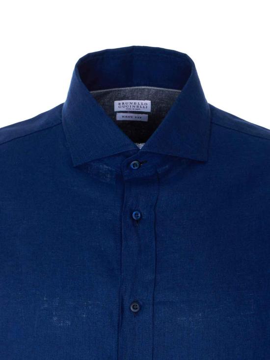 26SS 브루넬로 쿠치넬리 이지 핏 셔츠 MM6840627C011 - BRUNELLO CUCINELLI