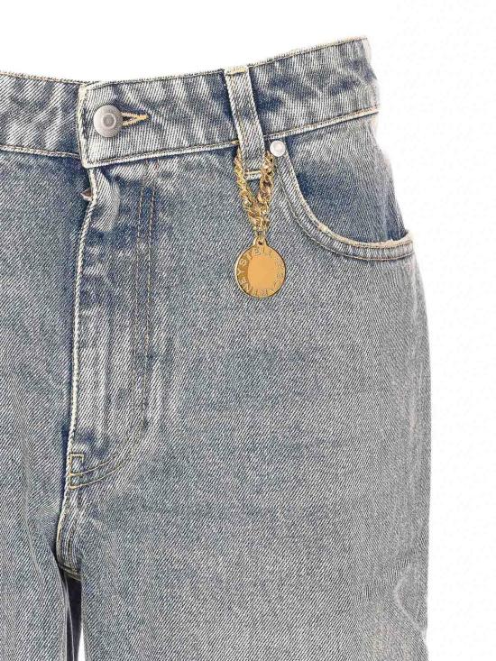 26SS 스텔라 맥카트니 스트레이트 팬츠 6D04623SQH514152 Blue - STELLA MCCARTNEY