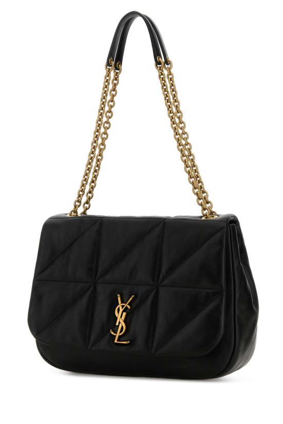 26SS 생로랑 제이미 4.3 미디움 램스킨 809696AAB32 1000 Black - SAINT LAURENT
