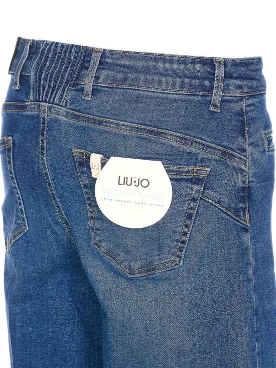 27SS 리우조 스트레이트 팬츠 UA6069DS00478263 Blue - LIU JO