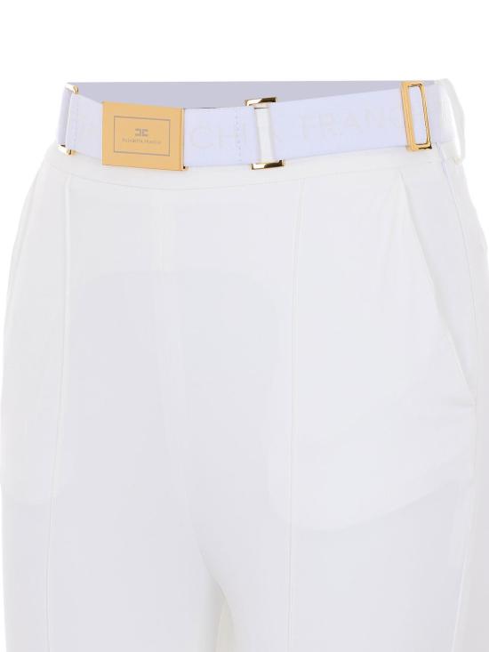  엘리자베타프랜치 스트레이트 팬츠 PA13261E2360 White - ELISABETTA FRANCHI
