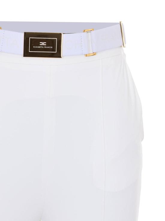  엘리자베타프랜치 스트레이트 팬츠 PA13261E2360 White - ELISABETTA FRANCHI