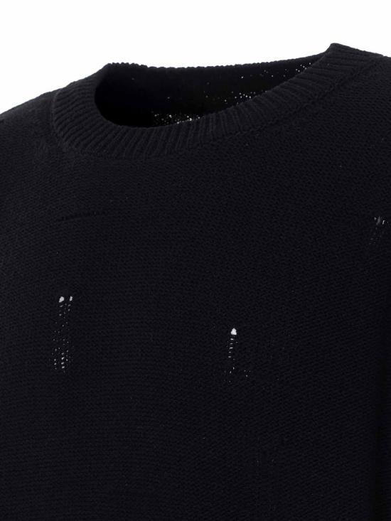 27SS MM6 메종마르지엘라 스웨터 SH0HL0037M13220900 Black - MM6 MAISON MARGIELA