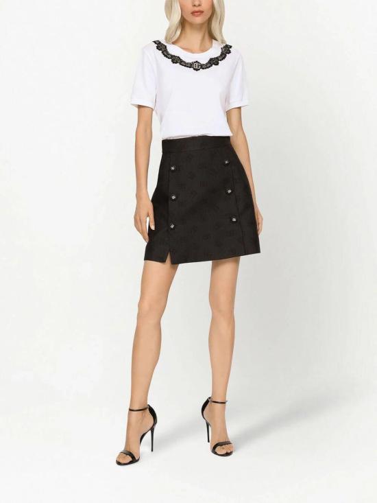  돌체앤가바나 반팔 티셔츠 F8T00ZG7H1ZW0800 White - DOLCE & GABBANA