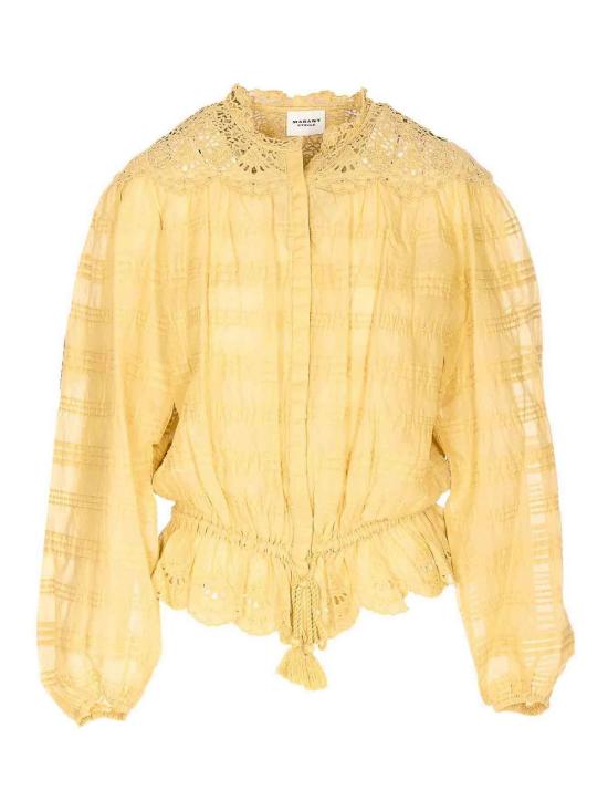 26SS 이자벨마랑에뚜왈 셔츠 HT0767FAD1J05E10LC Yellow